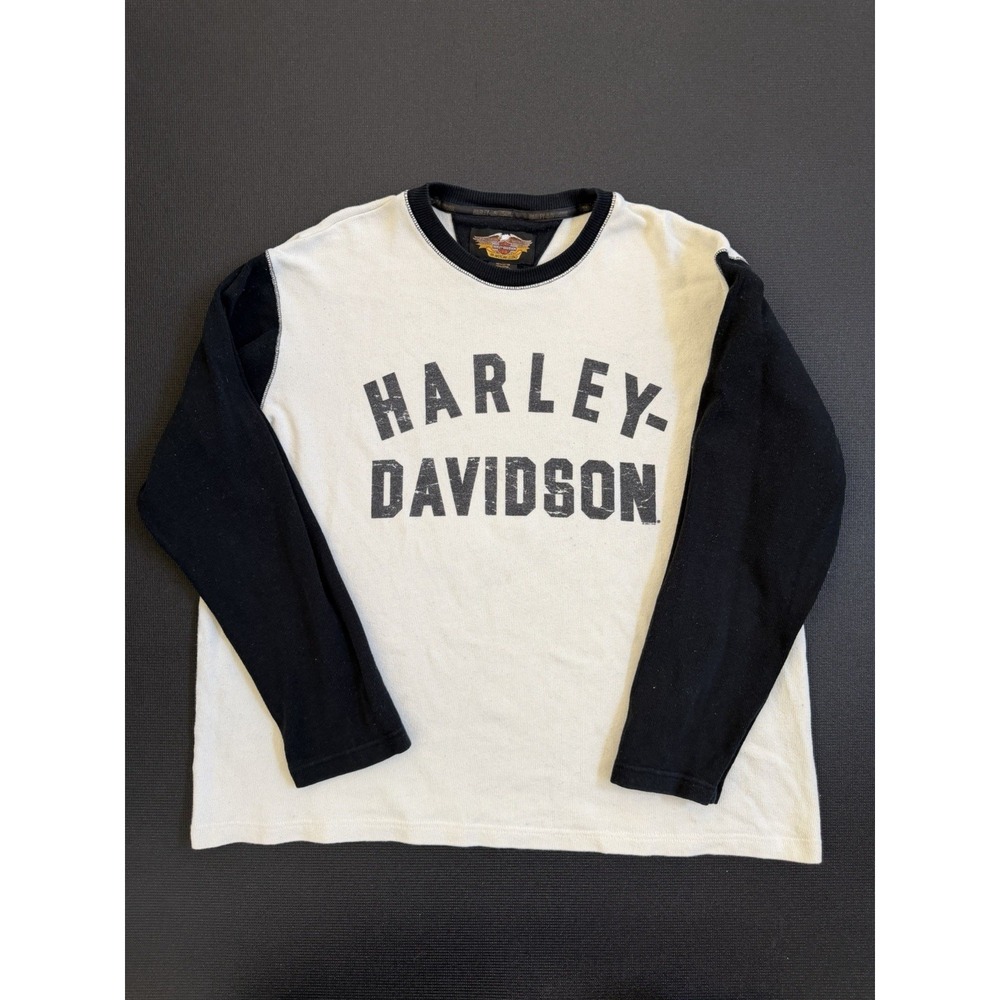 Vintage Y2K 00s Made In USA Harley Davidson Long Sleeve Shirt - Fits Size XL